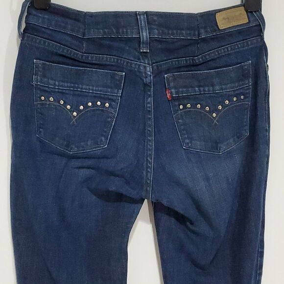 LEVI'S 515 29x32 Dark Wash Boot Cut Jeans - Picture 4 of 6